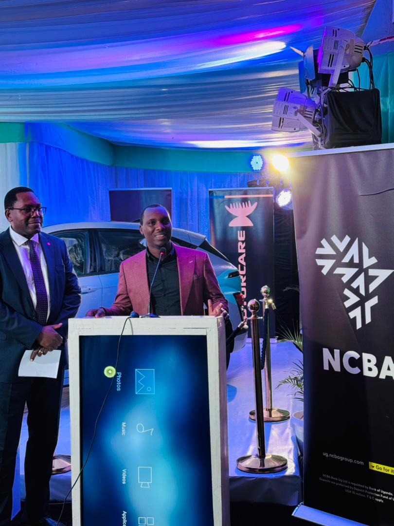 Award trophy presentation